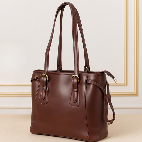 Boss Lady Tote Brown3