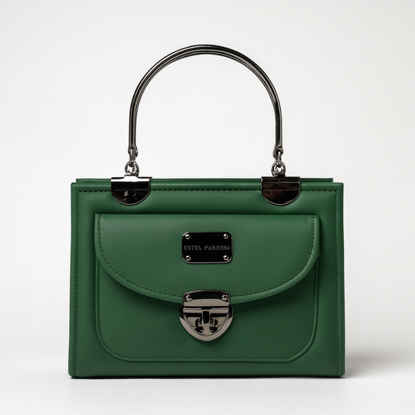 Emerald Grace Structured Bag