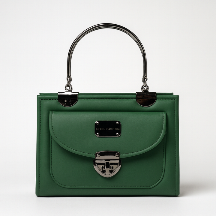 Emerald Grace Structured Bag