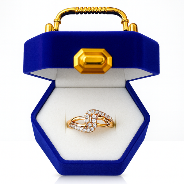 Eternal Knot Diamond Ring