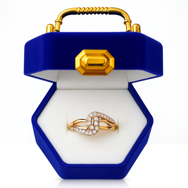 Eternal Knot Diamond Ring