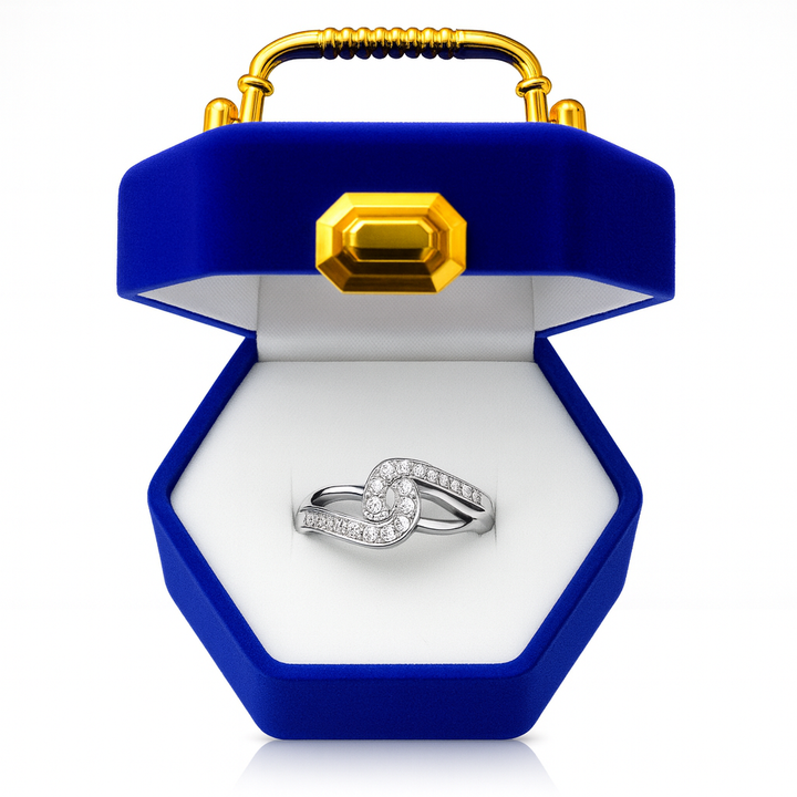 Eternal Knot Diamond Ring1