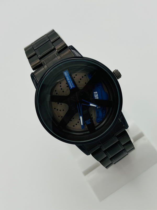 SKMEI Men's Spinning Watch with Stainless Steel Chain