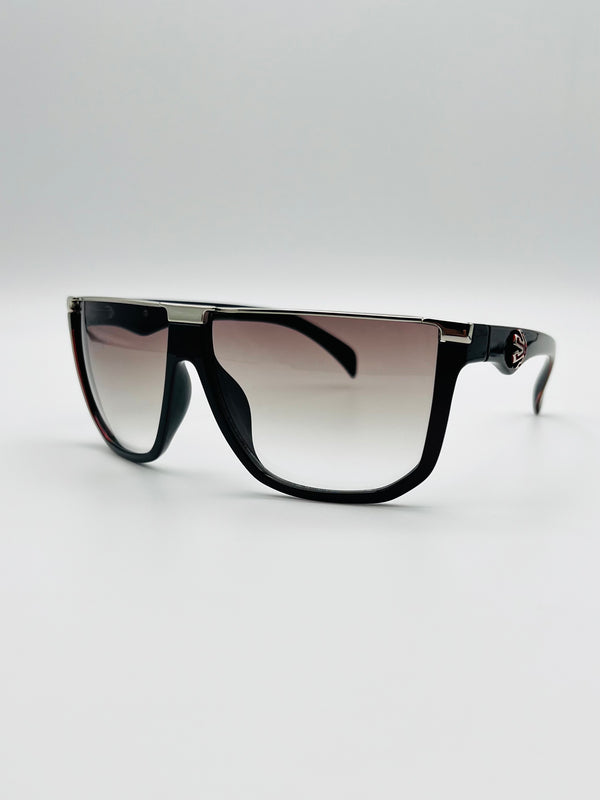 Flat Top Style Luxury Women Glasses