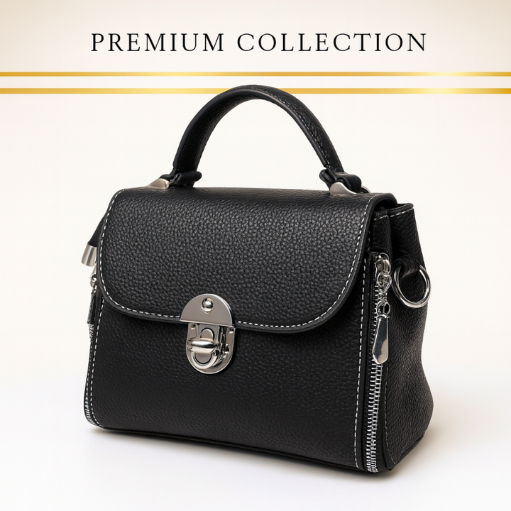 Premium Baby Pink Leather Crossbody Handbag for Women5