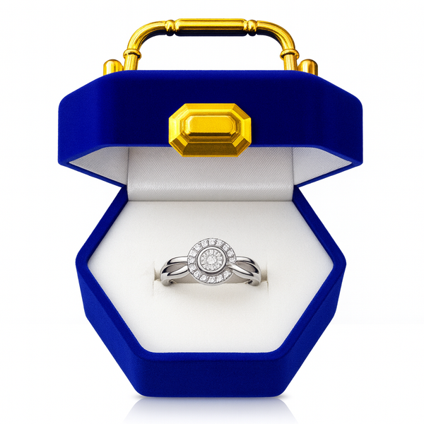 Sparkle Halo Diamond Ring