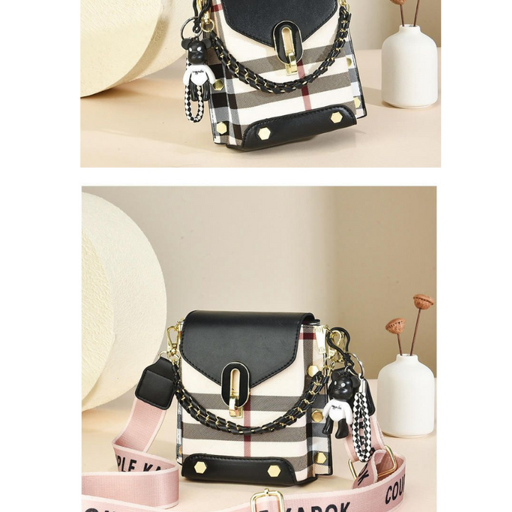 Trendy Women’s Mini Crossbody Bags with Wide Strap & Chain1